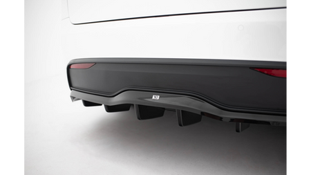 Splitter Tesla Model X Mk1 Facelift Tył Środkowy z Dyfuzorem v.2