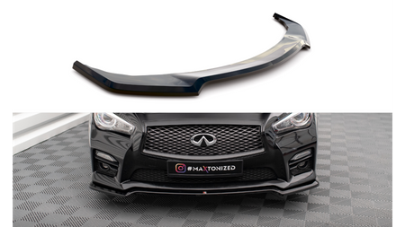 Splitter Infiniti Q50 S I Front v.1 Gloss Black