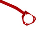 Front upper strut bar Subaru Legacy 5 Red