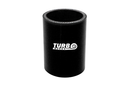 Connector TurboWorks Black 12mm