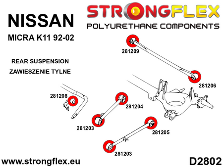 Full suspension bush kit