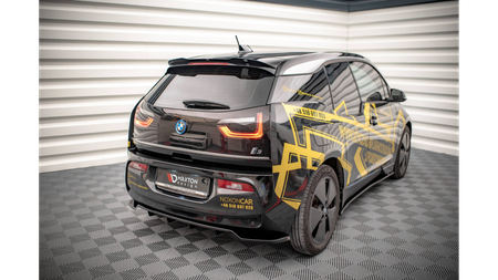 Splitter BMW i3 I01 Facelift Tył Środkowy z Dyfuzorem Gloss Black