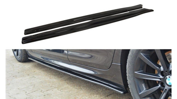 Diffuser BMW 6 F06 M-Pack Side Skirts Gloss Black