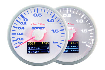 Depo Gauge WBL 4in1 60mm - Turbo, Volt, Oil Press, Temp