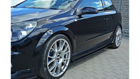 Diffuser Opel Astra H (OPC VXR) Side Skirts Gloss Black