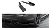 Splitter Audi RS6 C6 Tył Boczne Street Pro Black + Gloss Flaps