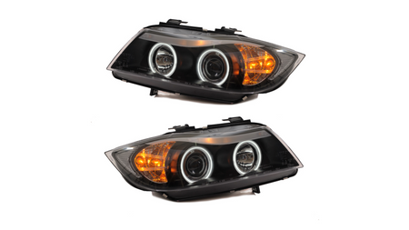 Lampy BMW 3 E90 E91 Przód CCFL Black