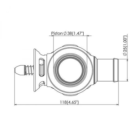 Turbosmart Blow Off Subaru WRX FA20F Smart Port 38mm