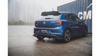 Diffuser Volkswagen Polo VI GTI Rear Valance + Flaps Black Racing Durability