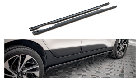 Diffuser Hyundai ix35 I Side Skirts Gloss Black