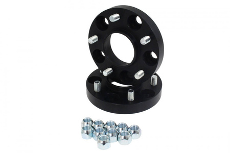 Bolt-On Black Wheel Spacers 40mm 72,6mm 5X120