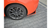 Splitter Toyota GT86 Facelift Rear Side v.2 Gloss Black + Red