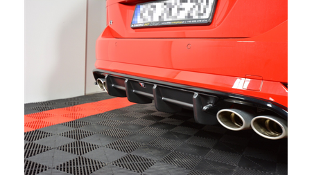 Dokładka Volkswagen Golf 7 Facelift R Variant Zderzak Tył Gloss Black
