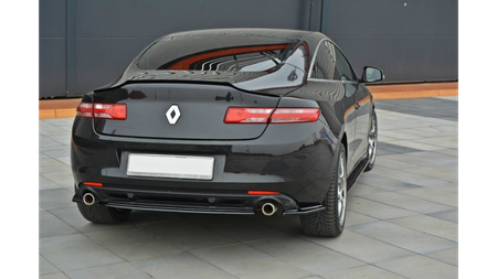 Splitter Renault Laguna III Tył Środkowy Gloss Black