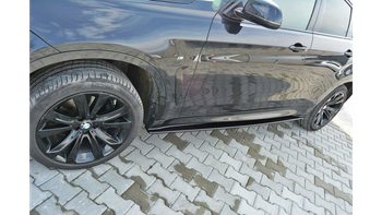 Diffuser BMW X6 F16 M-Pack Side Skirts Gloss Black