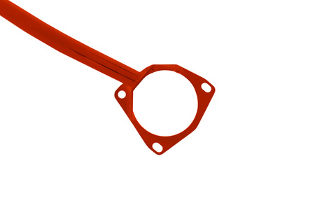 Front upper strut bar Renault Clio 3 Red