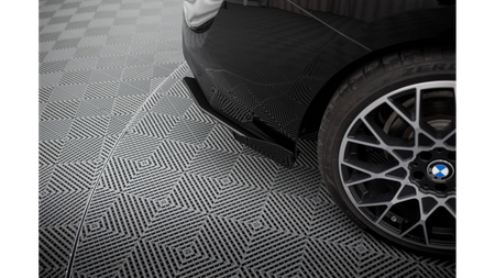 Splitter BMW 2 G42 Rear Side Street Pro Black + Gloss Flaps