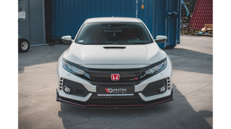 Splitter Honda Civic X Type-R Front Racing Durability v.2 Black