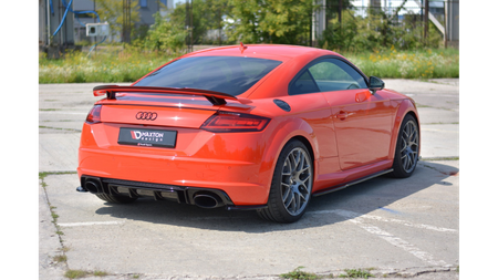 Splitter Audi TT 8J RS Rear Side Gloss Black