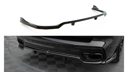 Splitter BMW X7 G07 Facelift M-Pack Tył Środkowy z Dyfuzorem
