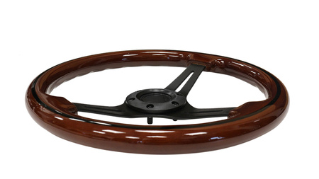 Steering wheel 350mm Wood Black