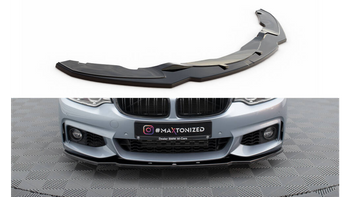 Splitter BMW 4 F32 F36 F33 M-Pack Front v.1 Gloss Black