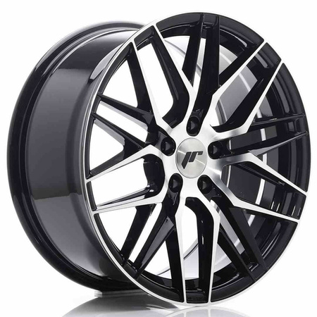 JR Wheels JR28 18x8,5 ET40 5x114,3 Gloss Black Machined Face