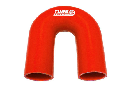 Elbow TurboWorks Red 180deg 60mm