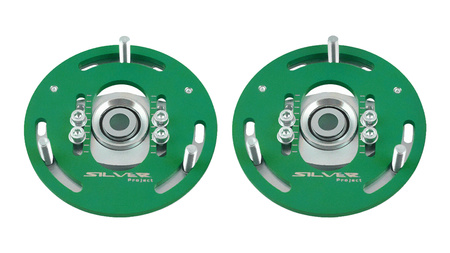 Camber Plates BMW E46 3D True Professionals DRIFT Thread Green