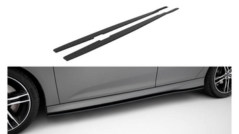 Side Skirts Ford Focus ST Mk3 Facelift Street Pro Black-Red