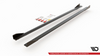 Diffuser Volkswagen Polo VI GTI Side Skirts Racing Black + Gloss Flaps
