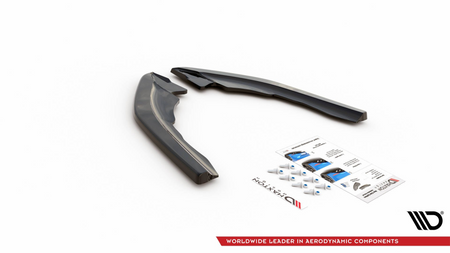 Splitter BMW 2 F87 M-Pack Tył Boczne v.3 Gloss Black