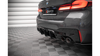Dyfuzor BMW 5 F90 M-Pack Tył Street Pro Black-Red