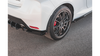 Splitter Toyota GR Yaris IV Tył Boczne Racing Durability Black-Red + Gloss Flaps