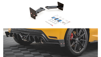 Splitter Toyota GR Yaris IV Rear Side + Flaps v.4 Gloss Black