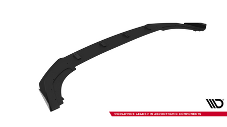 Splitter Volkswagen Golf GTI GTE R-Line Mk8 Facelift Front Street Pro Black + Gloss Flaps