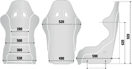 Racing seat Sparco R333 Forza