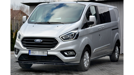 Dokładka Ford Transit Custom I Facelift Progi Gloss Black