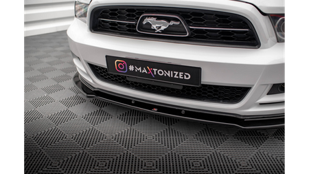 Splitter Ford Mustang V Facelift przód Gloss Black