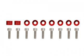 Decorative screws M8x1.25 25mm JDM Red