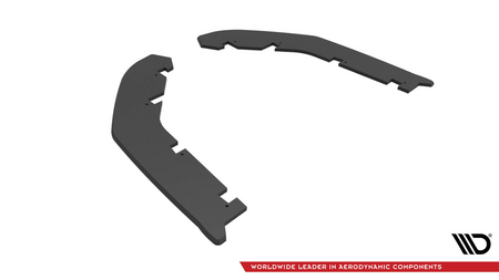 Splitter BMW M3 G80 Rear Side Street Pro Black-Red v.2