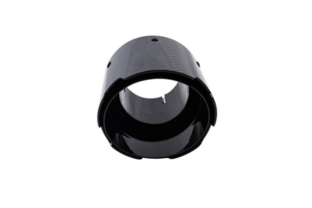 Końcówka tłumika 114mm wejście 76mm Carbon Gloss