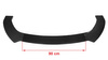 Universal front bumper splitter 3pcs. Carbon Look