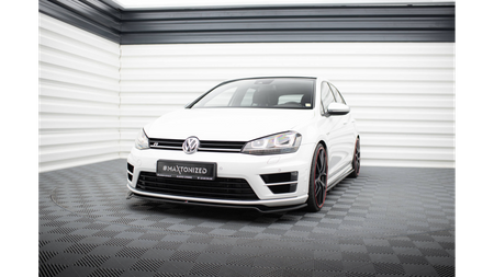 Splitter Volkswagen Golf 7 R Front v.2 Gloss Black