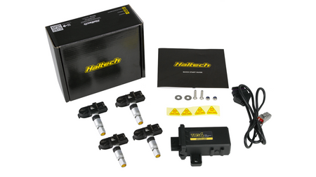 Haltech TMS-4 tire pressure monitoring system with internal sensors