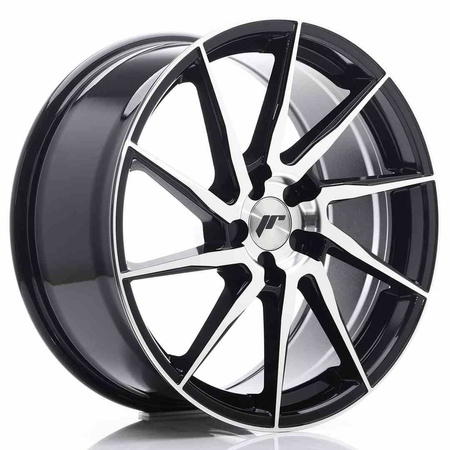 JR Wheels JR36 19x8,5 ET20-50 5H BLANK Gloss Black Machined Face