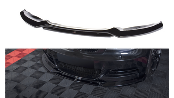 FRONT SPLITTER V.1 for BMW 1 E82 FACELIFT M-PACK Gloss Black