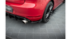 Splitter Volkswagen Golf VI GTI Tył Boczne Racing Durability Black-Red + Gloss Flaps