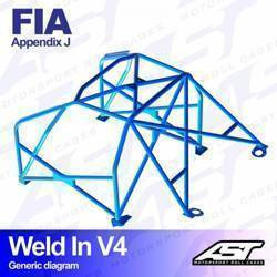 Roll Cage MERCEDES-BENZ E-Class (W124) 4-doors Sedan WELD IN V4
