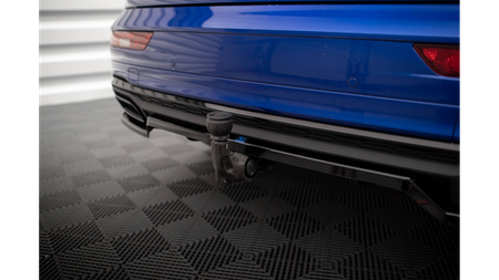 Splitter Audi Q5 FY Facelift S-Line Rear Central with Diffuser Gloss Black